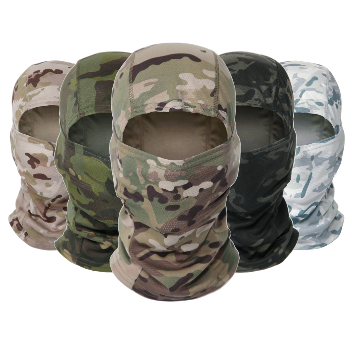 Eprolo outdoor camouflage tactical headgear mask with fast-drying, sweat-wicking fabric, ideal for climbing, hiking, and outdoor activities