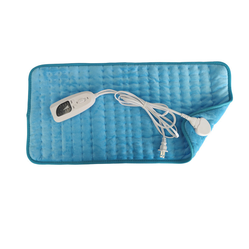 Eprolo single-person heating pad blanket draped for warmth, showcasing soft fabric and heating elements for cozy comfort.