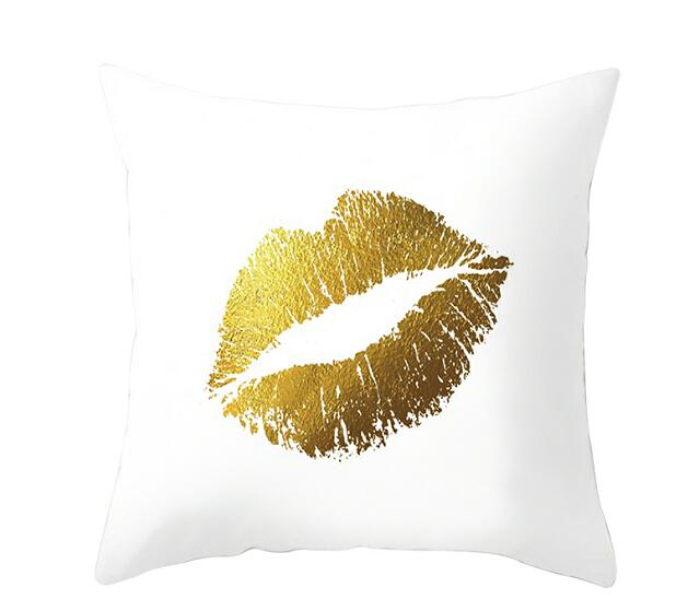 Black White Heart Cushion Cover Arrow I Love You Letters Happy Valentine Pillow Covers Gifts for Couples Valentine's Decoration - American Smart