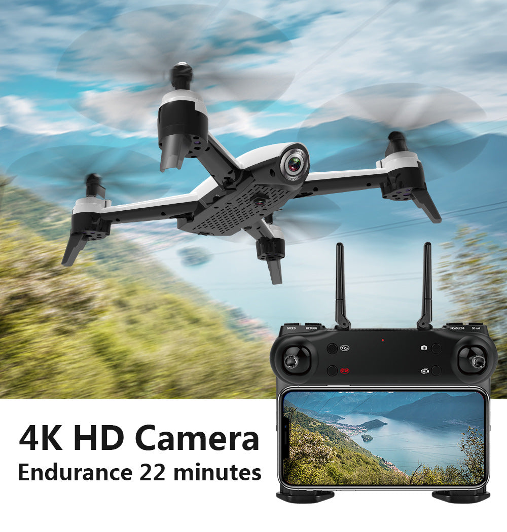 SG106 high-definition 4K dual camera optical flow fixed height quadcopter long endurance aerial photography drone - American Smart