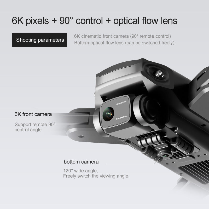 Eprolo R20 cross-border drone with dual 4K cameras, GPS, optical flow, and 6K return-to-follow aerial photography quadcopter.
