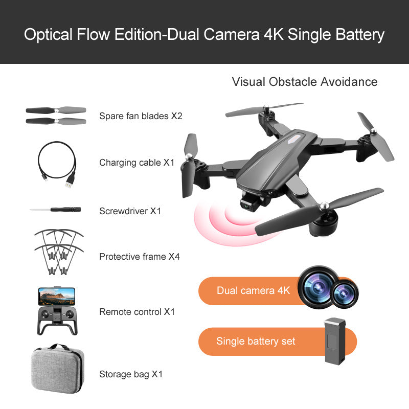 Eprolo R20 Cross-Border Drone with dual 4K cameras, GPS, optical flow, and 6K return-to-follow aerial photography quadcopter.