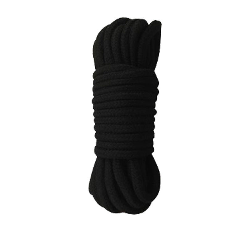 Eprolo erotic bondage rope for couples, 5m cotton rope for intimate play, shown coiled on a neutral surface.