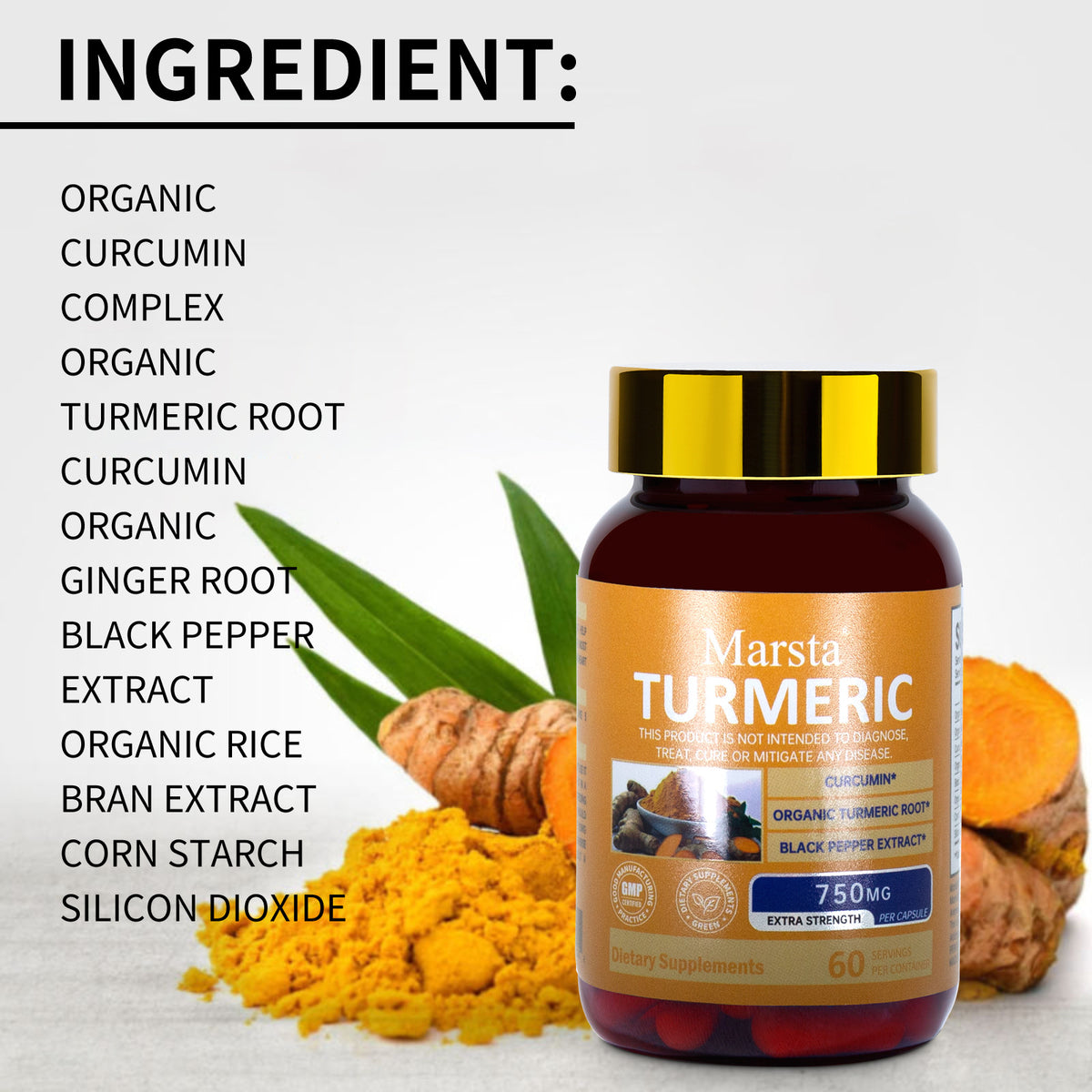 Curcumin Extract Capsules for Health Products - American Smart