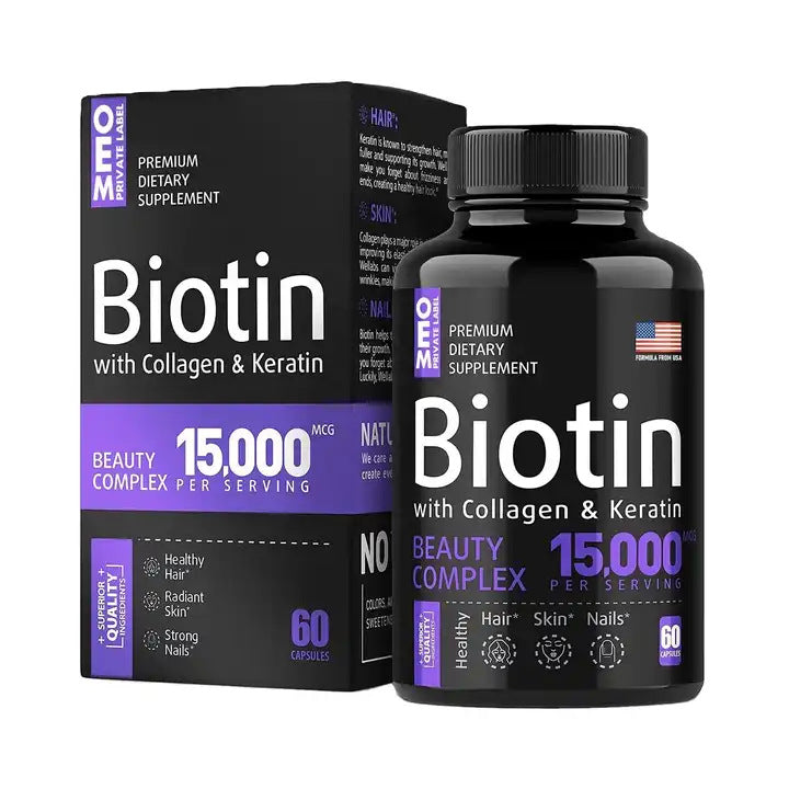 Compound Vitamin B Capsules and Biotin Capsules - American Smart