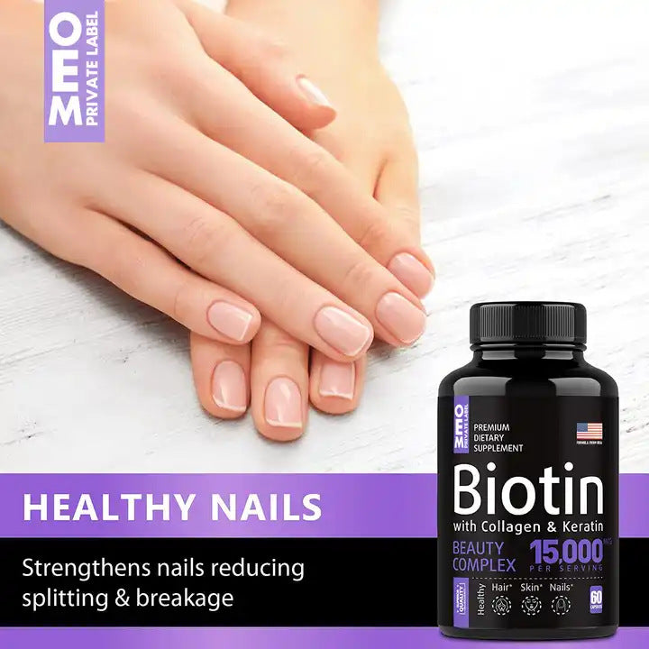 Compound Vitamin B Capsules and Biotin Capsules - American Smart
