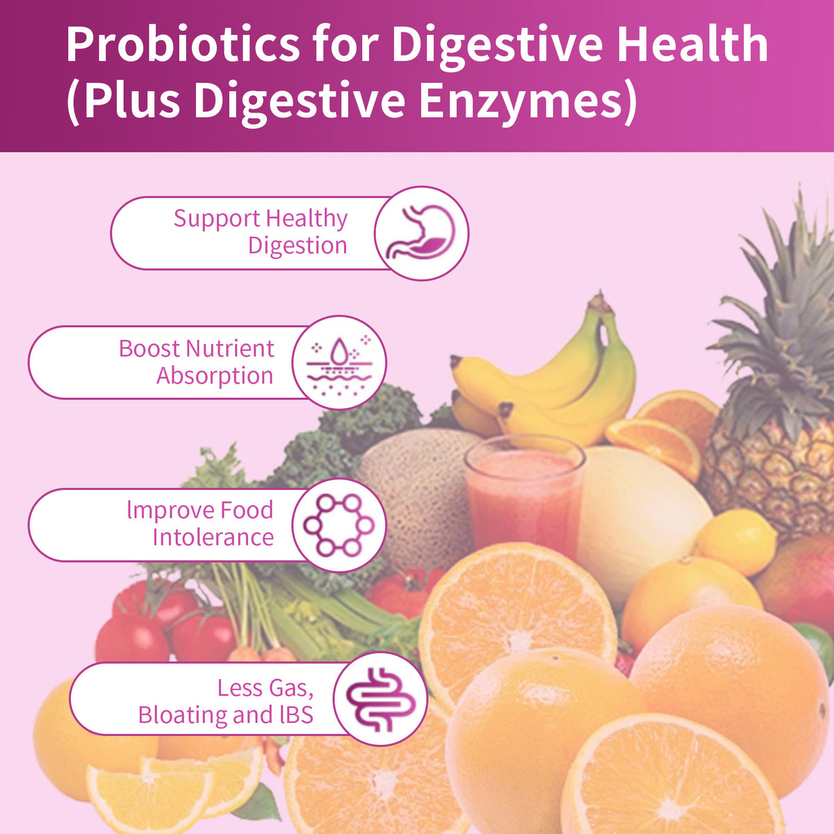 Probiotics capsules for women's private care by eprolo, showing a bottle of beneficial bacteria capsules on a white background.