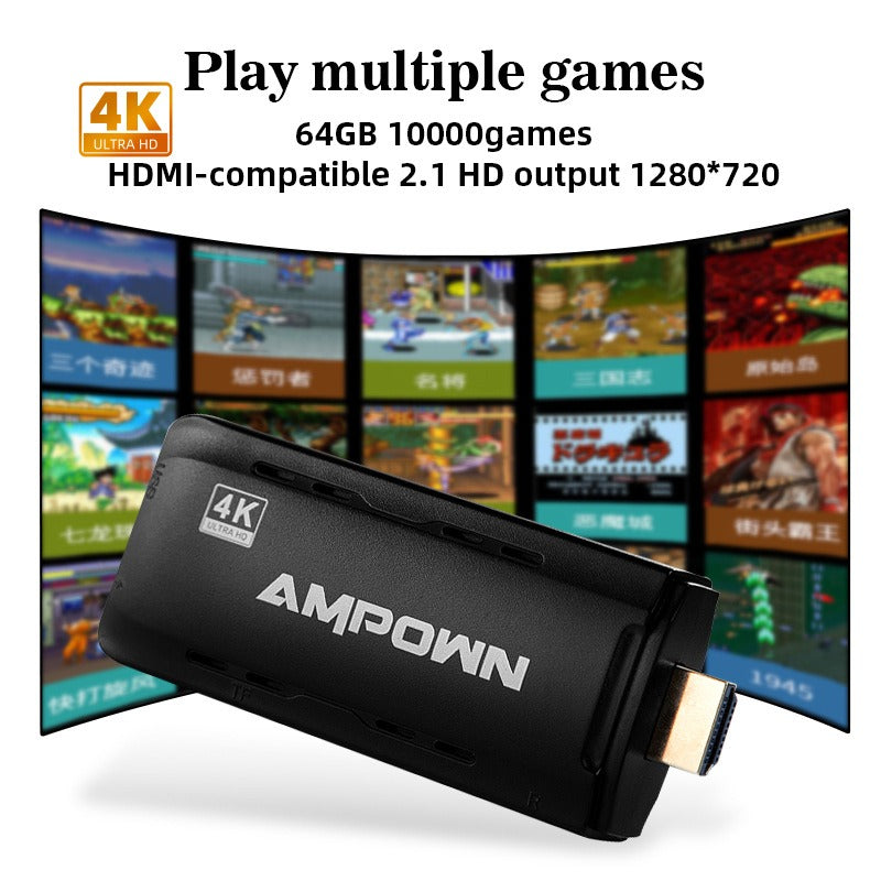 Wireless HD arcade PSP home TV game console U9 by eprolo with retro mini game controller and colorful screen display.