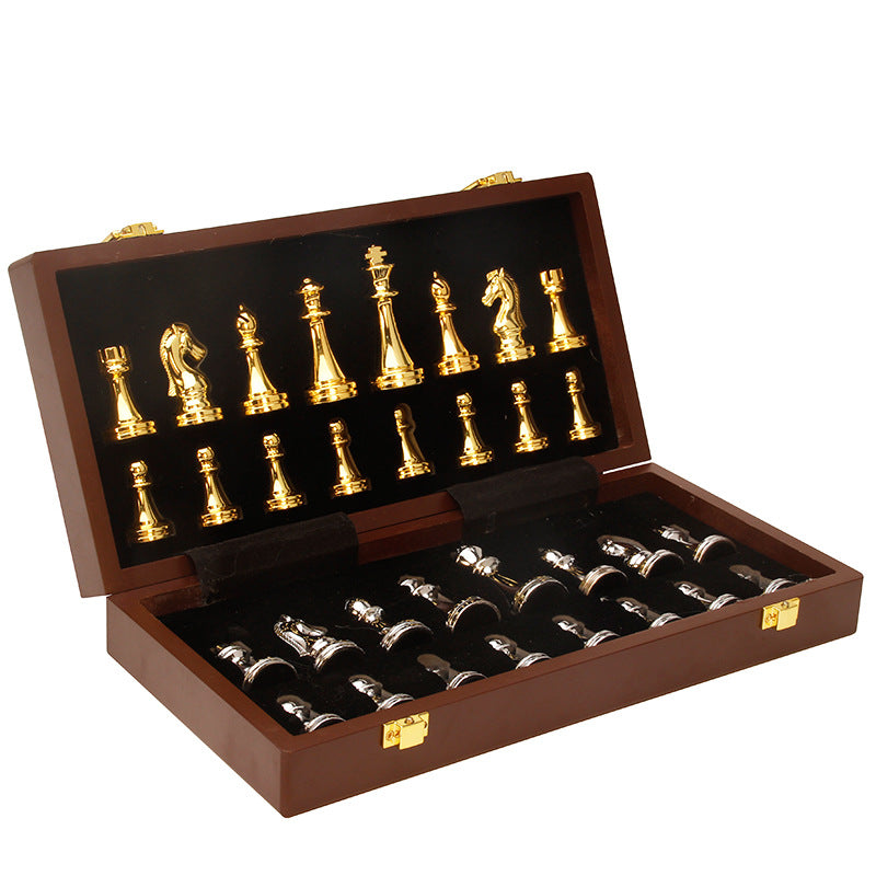 Eprolo high-end international folding chess set with chessboard and chess pieces, suitable for children and Western chess enthusiasts.