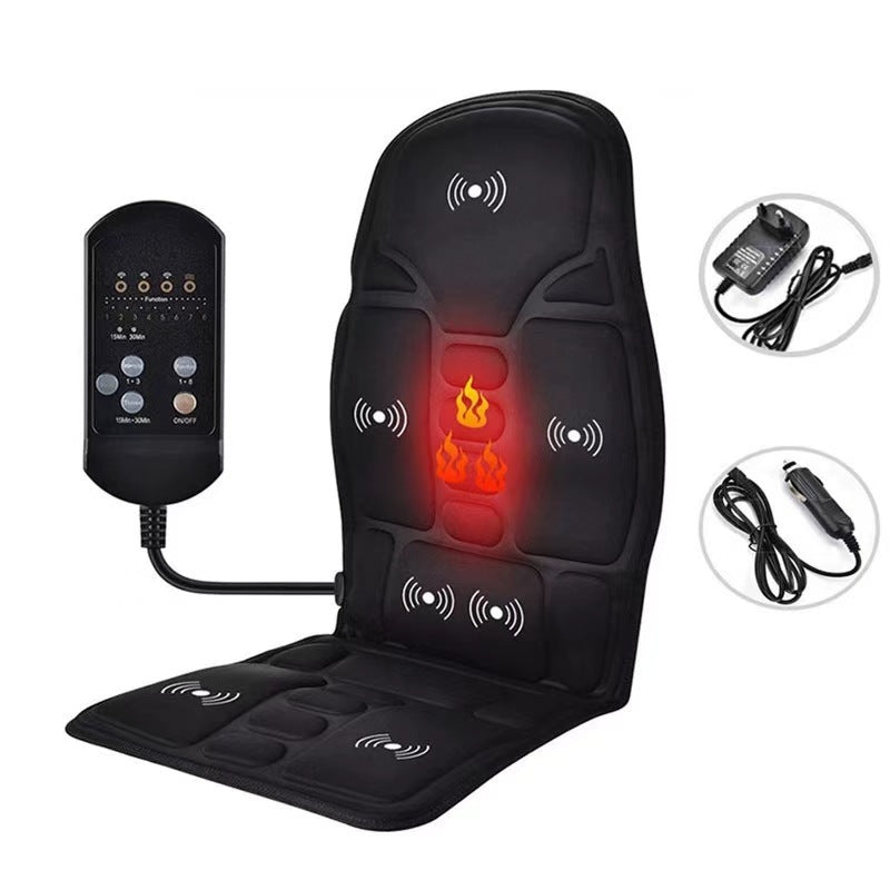 Car massage pad car home heating cervical massager car massage pad cushion massage cushion - American Smart