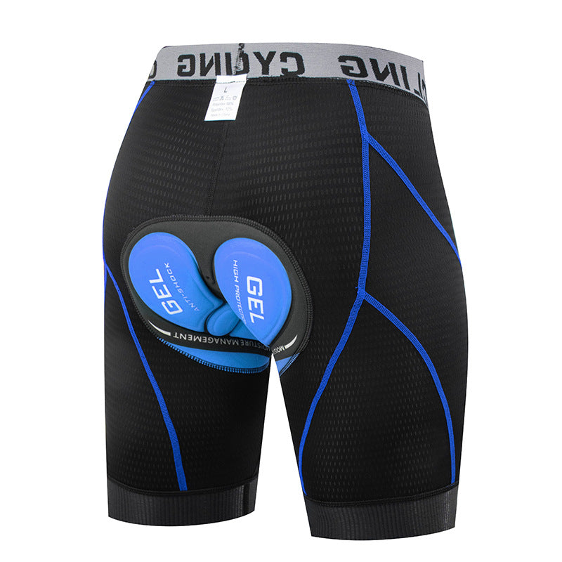 Cycling Shorts with Thick Silicone Padding, Breathable and High-Elastic Mountain and Road Bike Riding Pants - American Smart