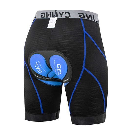 Cycling Shorts with Thick Silicone Padding, Breathable and High-Elastic Mountain and Road Bike Riding Pants - American Smart