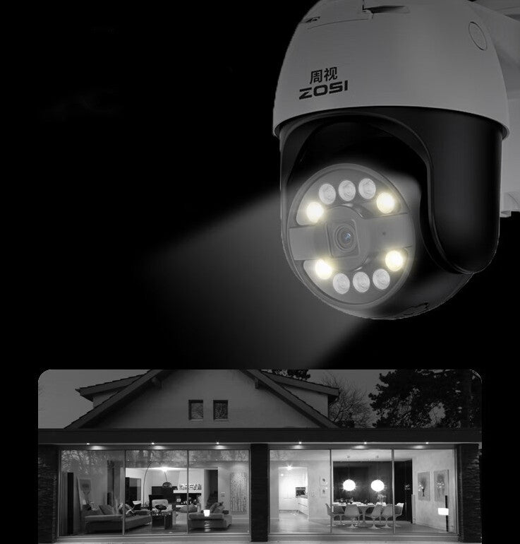 Outdoor waterproof eprolo 4K panoramic security camera with 360° night vision for home surveillance and monitoring.