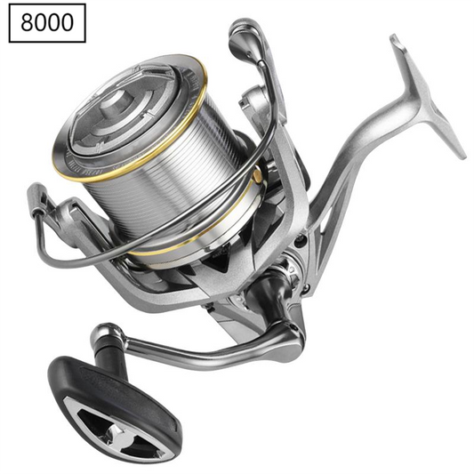 Eprolo 17+1BB aluminum alloy spool fishing reel with 4.8:1 gear ratio, durable baitcasting reel for long casting.