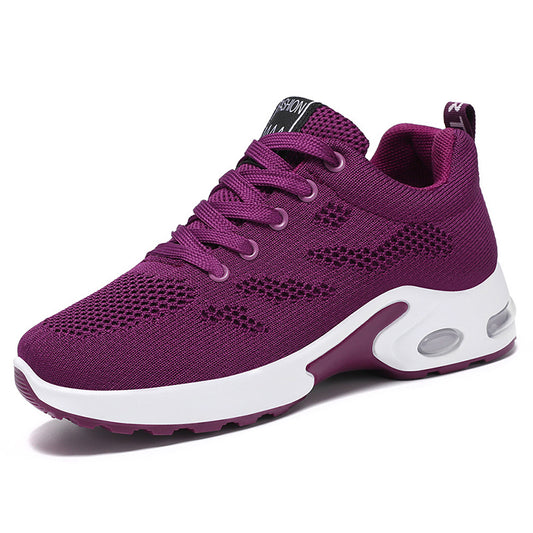 Plus size eprolo cushioning athletic shoes with soft soles and breathable mesh for versatile comfort and support.