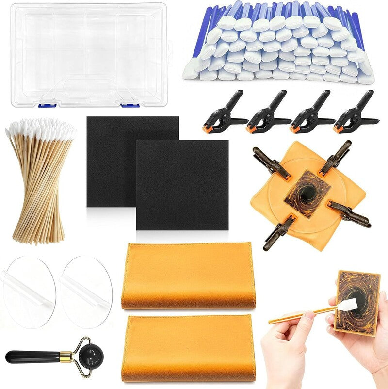 Acrylic Card Flattener Kit – Precision Support Tools for Warped or Bent Trading Cards – Essential Card Protection Accessories - American Smart