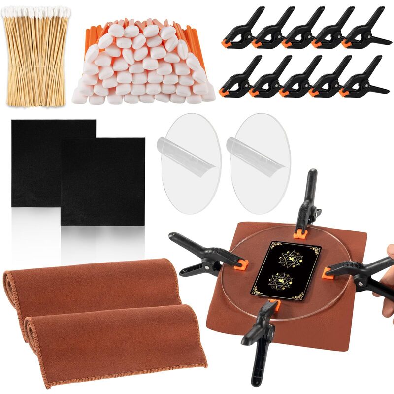 Acrylic Card Flattener Kit – Precision Support Tools for Warped or Bent Trading Cards – Essential Card Protection Accessories - American Smart