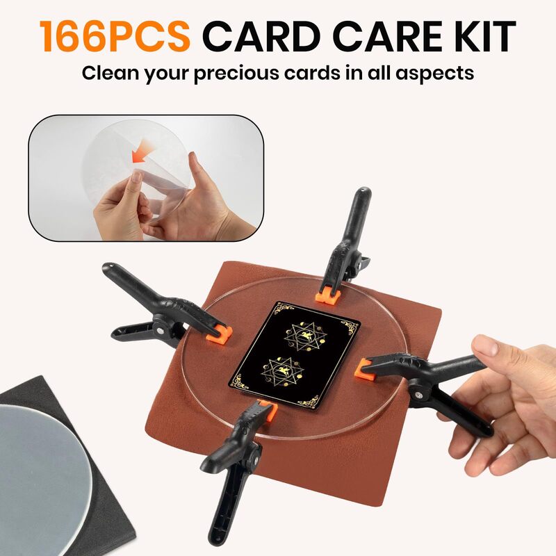 Acrylic Card Flattener Kit – Precision Support Tools for Warped or Bent Trading Cards – Essential Card Protection Accessories - American Smart