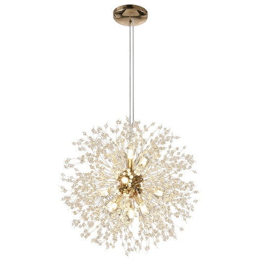 Elegant Nordic Creative Dandelion chandelier by eprolo, featuring a luxurious design for bedrooms, bars, and living rooms.
