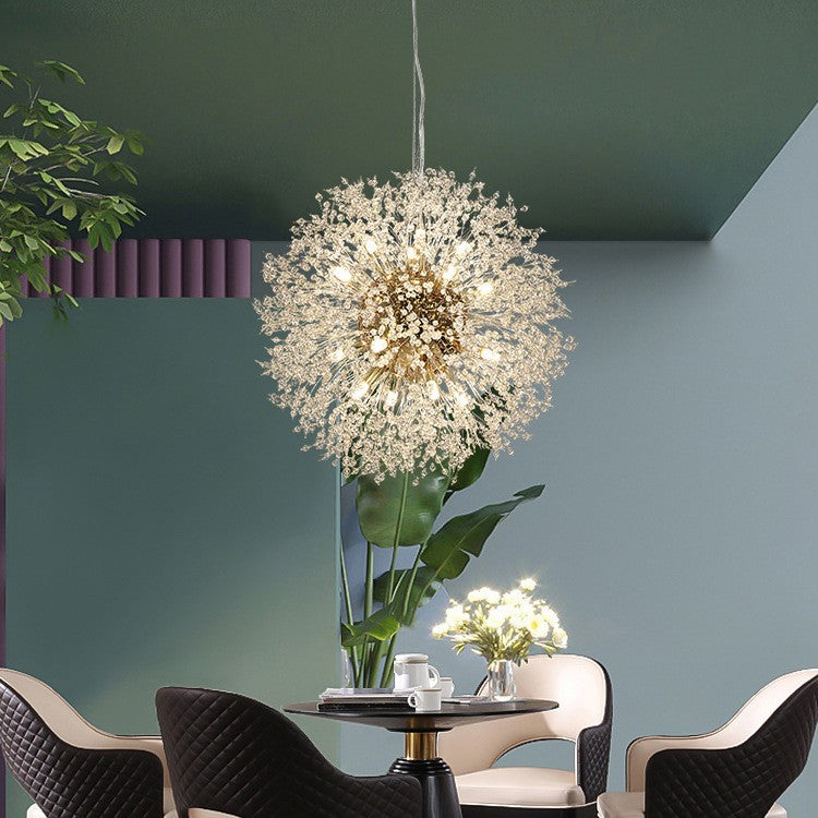 Luxury Nordic Creative Dandelion chandelier by eprolo, featuring a modern design perfect for bedrooms, bars, and living rooms.