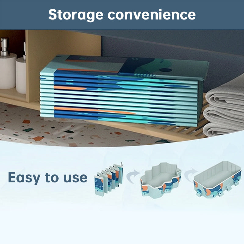 Large foldable rectangular eprolo family swimming pool, above ground outdoor pool for adults and kids, easy setup and non-inflatable.