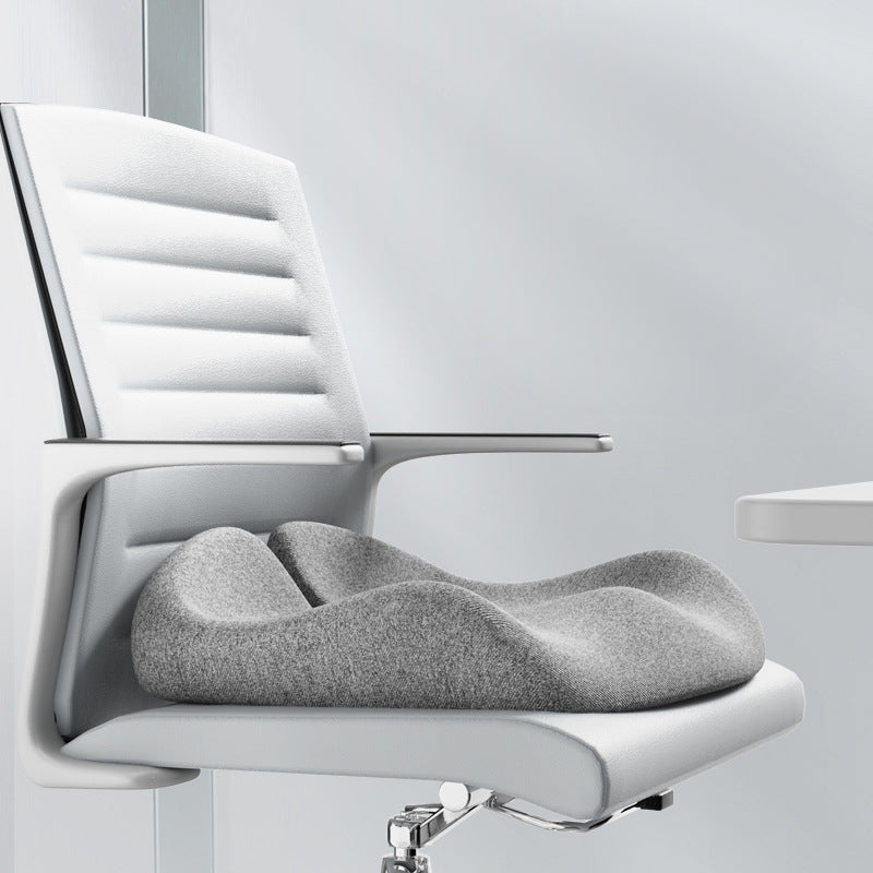 Eprolo memory foam coccyx cushion with non-slip bottom for office and car seats, designed to relieve tailbone and back pain.