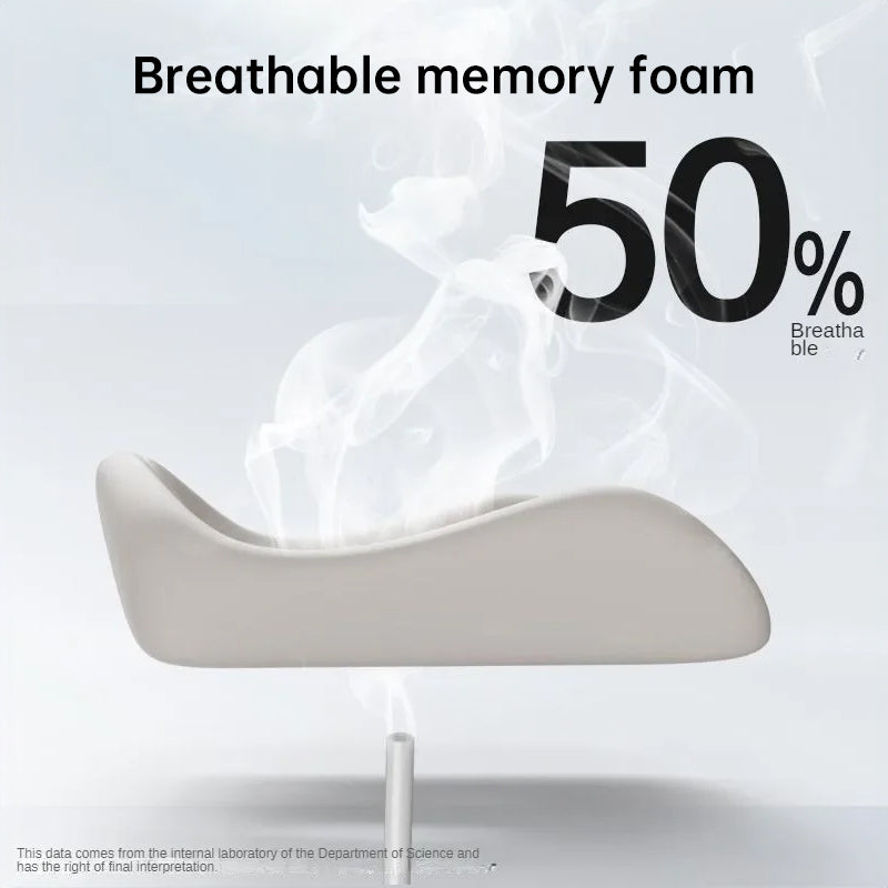 eprolo memory foam coccyx cushion with non-slip bottom, designed to relieve tailbone, sciatica, and back pain for office or car seats.
