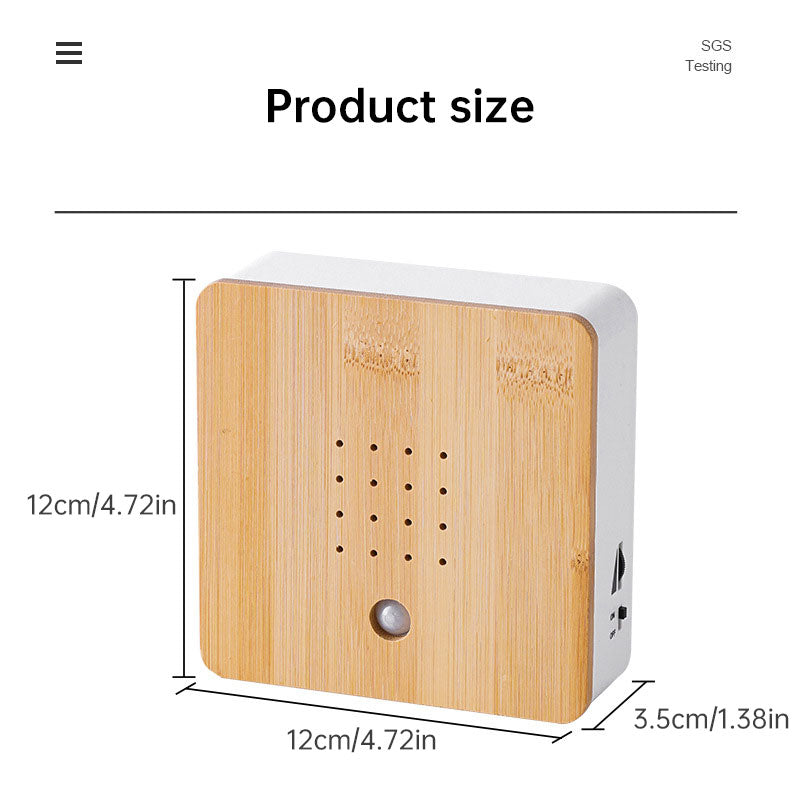 eprolo portable chirping speaker mimics bird sounds, features mini bird box design with auto motion sensor for bedroom use