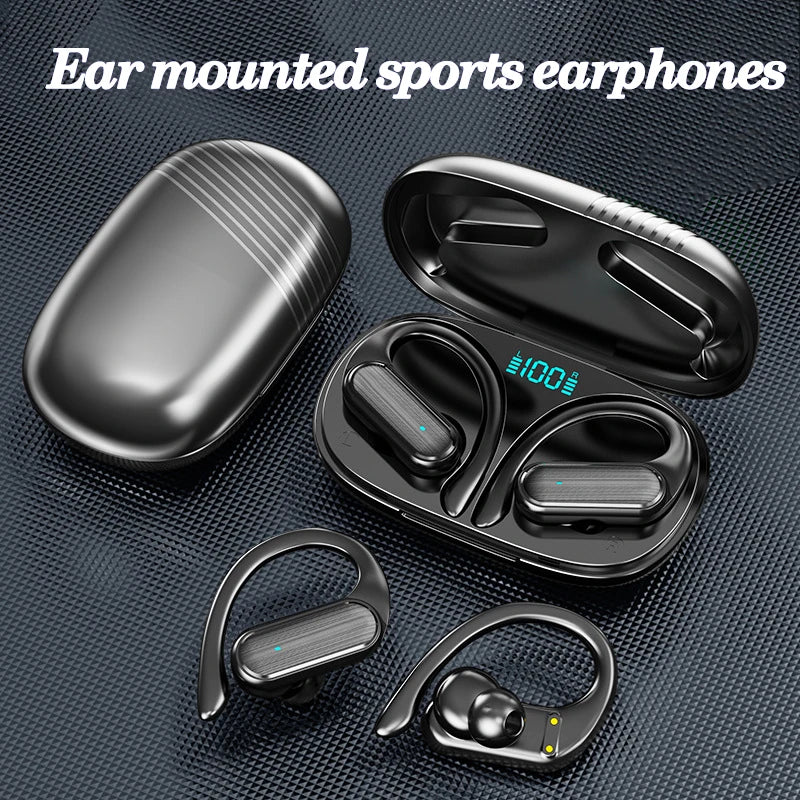Wireless TWS Bluetooth earphones by eprolo, in-ear sports earphones with touch control and stereo sound for active use.