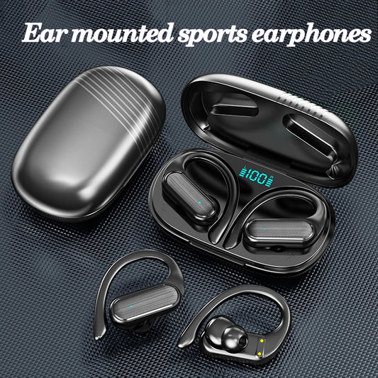 Wireless TWS Bluetooth earphones by eprolo, in-ear sports earphones with touch control and stereo sound for active use.