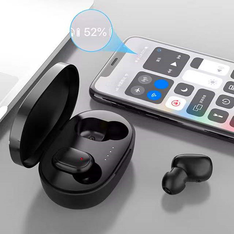 A6S Bluetooth Headset Macaron Bluetooth 5.2 Wireless TWS Earbuds Sports Mini New Headphones - American Smart