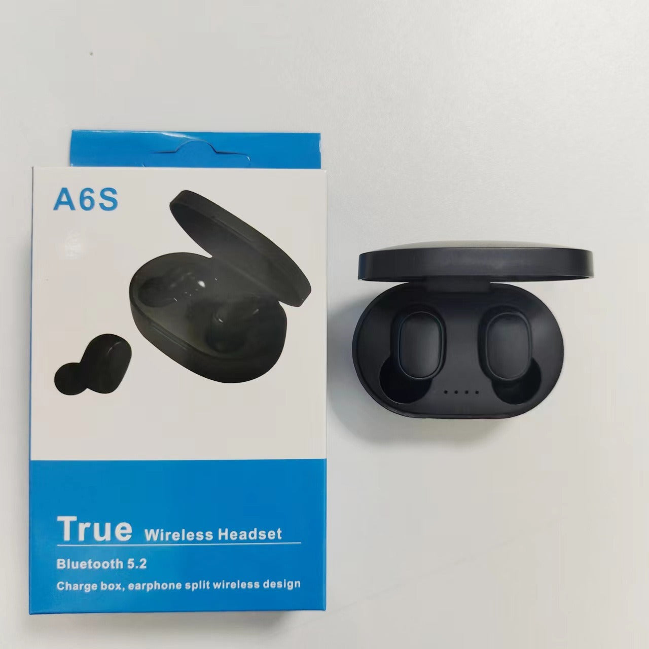 A6S Bluetooth Headset Macaron Bluetooth 5.2 Wireless TWS Earbuds Sports Mini New Headphones - American Smart