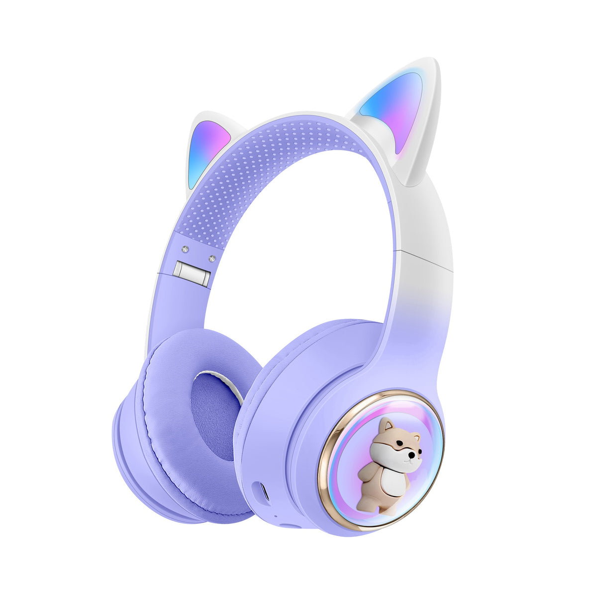AKZ-51 Earphones Space Cabin Cute Cartoon Pet Bluetooth Headwear Large Battery Earphones Foldable Earphones - American Smart
