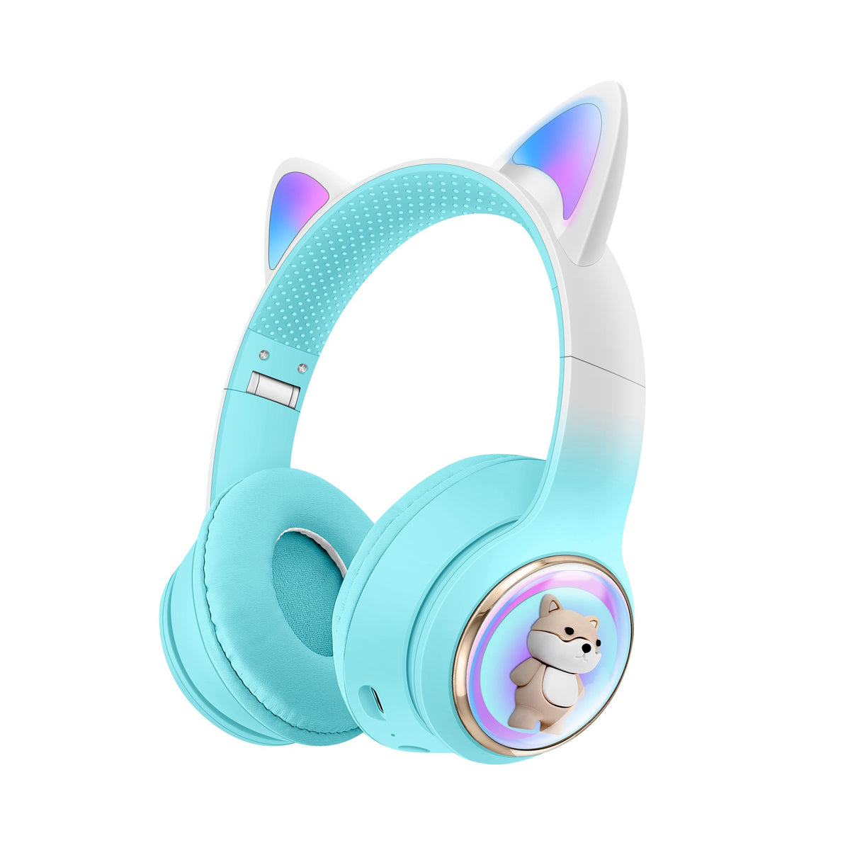 AKZ-51 Earphones Space Cabin Cute Cartoon Pet Bluetooth Headwear Large Battery Earphones Foldable Earphones - American Smart