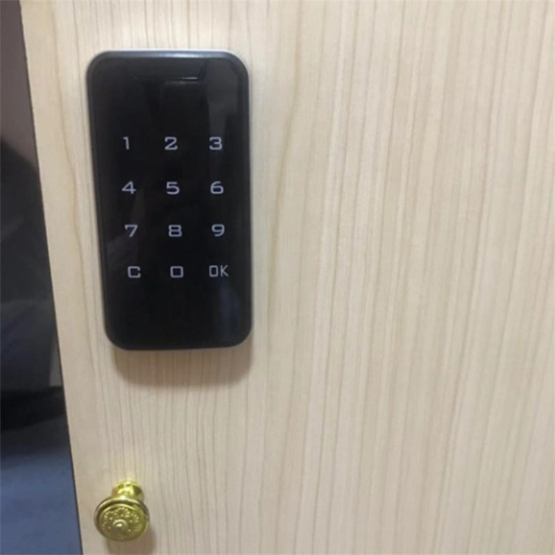 eprolo electronic combination lock on a file cabinet drawer, showcasing a secure smart lock system for wardrobe or office storage.