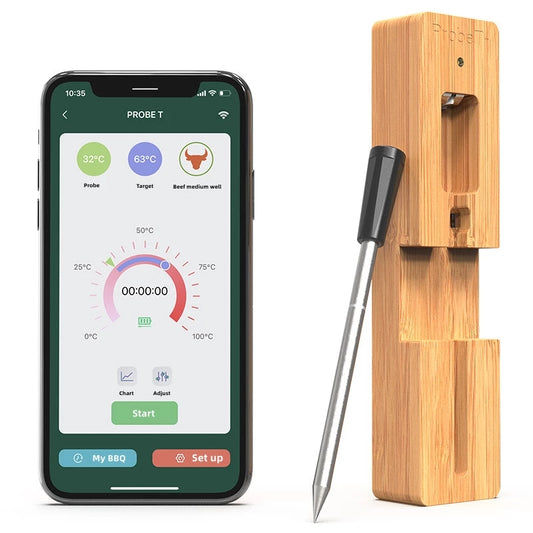 Smart Wireless Bluetooth Grill Thermometer Food Thermometer