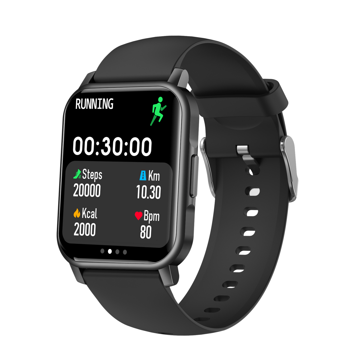 Eprolo NK15 smart bracelet with heart rate monitor, sleep tracker, step counter, and customizable dial for fitness and fashion.