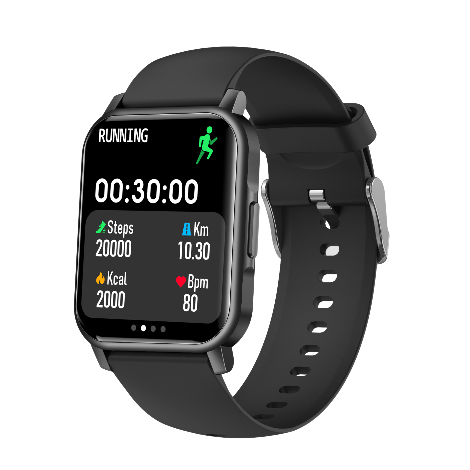 Eprolo NK15 smart bracelet with heart rate monitor, sleep tracker, step counter, and customizable dial for fitness and fashion.