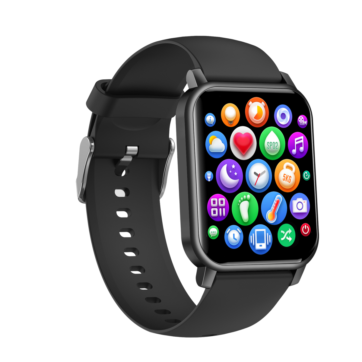 eprolo NK15 smart bracelet with heart rate monitor, sleep tracking, step counter, DIY dial, and stylish sports watch design