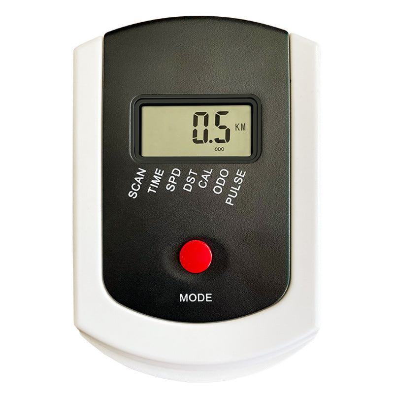 Eprolo heart rate monitor display for spinning bikes and fitness equipment, showing speed and heart rate readings on a digital screen.