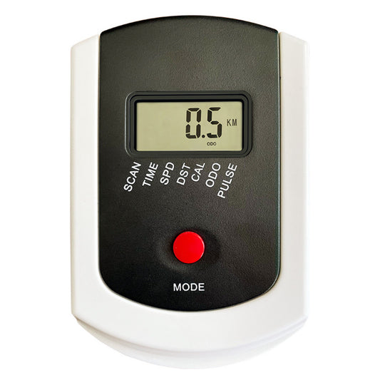 Eprolo heart rate monitor display for spinning bikes and fitness equipment, showing speed and heart rate readings on a digital screen.