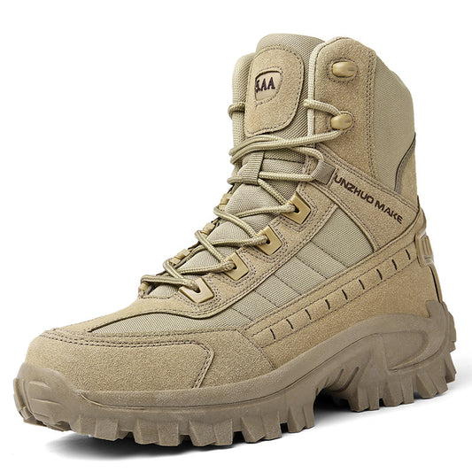 Eprolo military Russian battlefield boots, wear-resistant outdoor hiking and mountaineering shoes with rugged design.