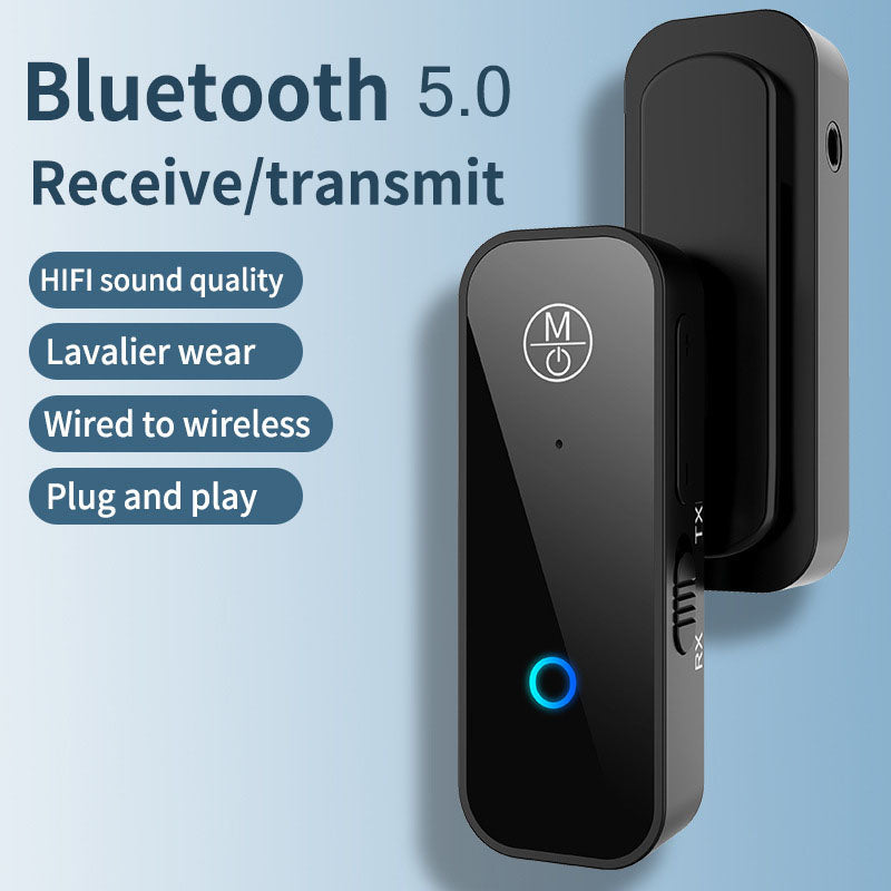 Eprolo Bluetooth B28 audio adapter for vehicles, 3.5mm dual-function Bluetooth receiver for car audio systems.