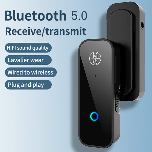 Eprolo Bluetooth B28 audio adapter for vehicles, 3.5mm dual-function Bluetooth receiver for car audio systems.
