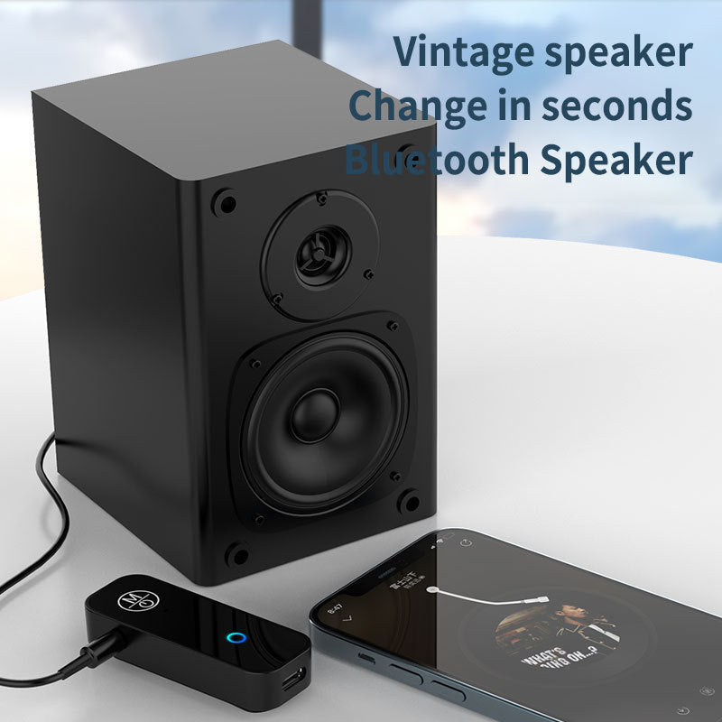 Eprolo B28 Bluetooth audio adapter for cars, 3.5mm dual-function Bluetooth receiver update with compact design.