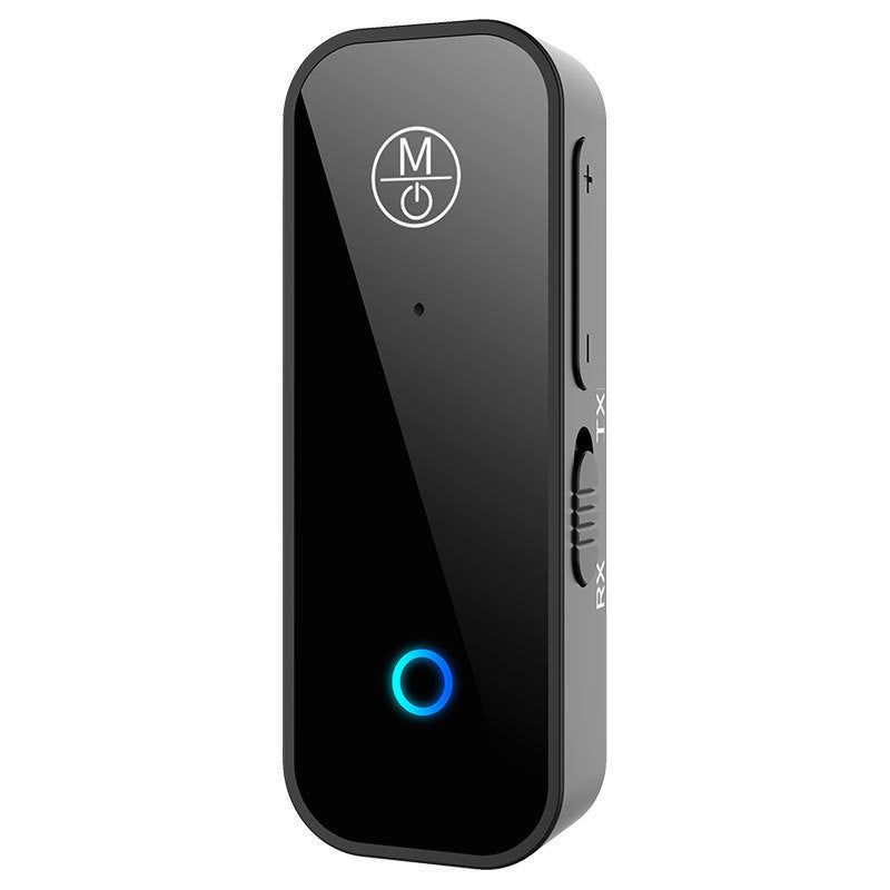 Eprolo B28 Bluetooth audio adapter for vehicles, 3.5mm dual-in-one receiver with updated wireless connectivity for car audio systems.