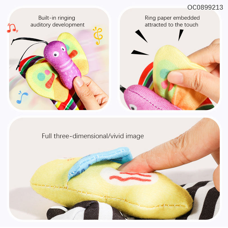 Eprolo baby toy set includes wrist ringing socks and comfort items for newborns aged 0-1 year, soft and safe for babies.