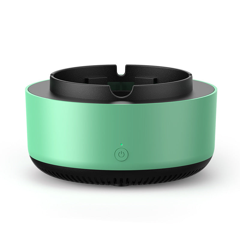 Eprolo air purifier with ashtray design for indoor living room or office, eliminates secondhand smoke and indoor air pollutants.