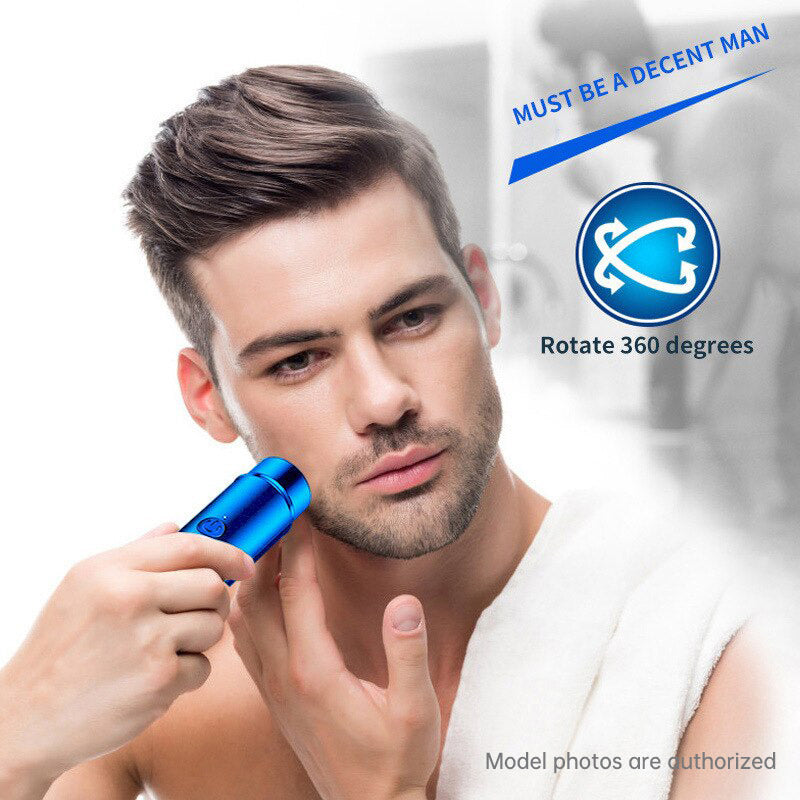 eprolo 033 portable mini electric shaver with sleek design, ideal for live streaming and on-the-go grooming.
