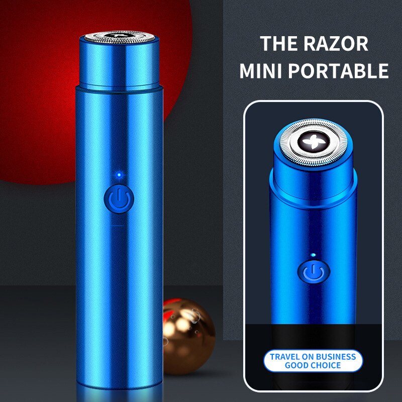 Eprolo 033 portable mini electric shaver with sleek design, ideal for live streaming and on-the-go grooming.